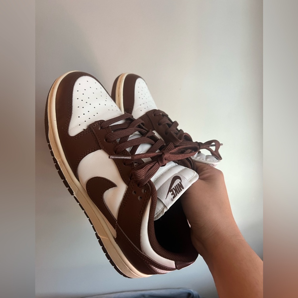 Nike Dunk Low Brown and White Sneakers